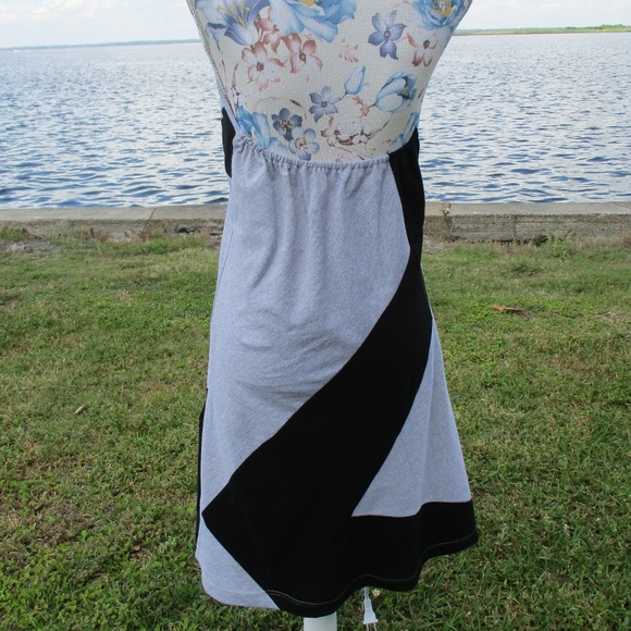 UCF Univ of Central FL Knights Halter Top Game Day Dress Upcycled T-Shirts Sz M - Picture 5 of 7